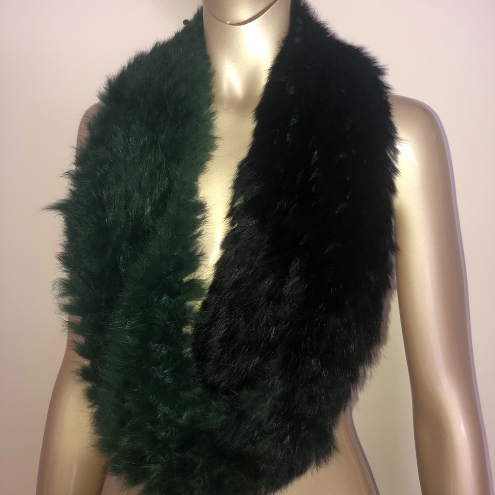 Beautiful soft rabbit fur scarf